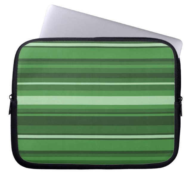 Capa Para Notebook Listras verdes (Frente)