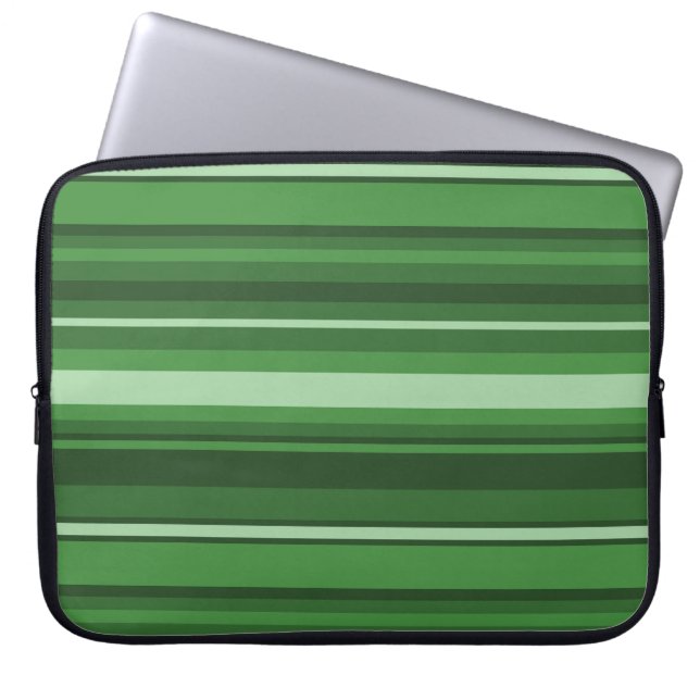 Capa Para Notebook Listras verdes (Frente)