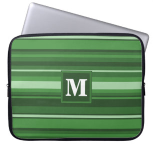 Capa Para Notebook Listras verdes monográficas