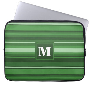 Capa Para Notebook Listras verdes monográficas