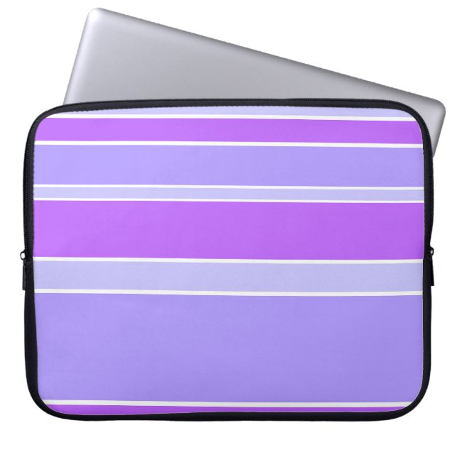 Capa Para Notebook Listras violetas (Frente)