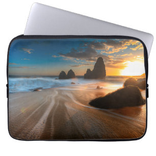 Capa Para Notebook Litoral no por do sol Califórnia do norte