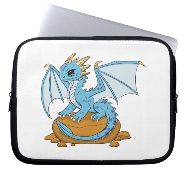 Capa Para Notebook Little Blue Dragon (Frente)