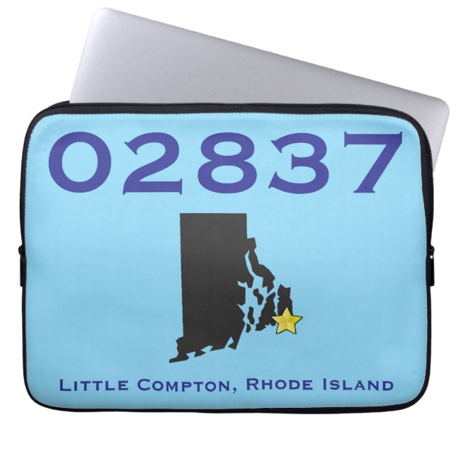 Capa Para Notebook Little Compton, RI Zip Code - 02837 - Sakonnet, LC (Frente)