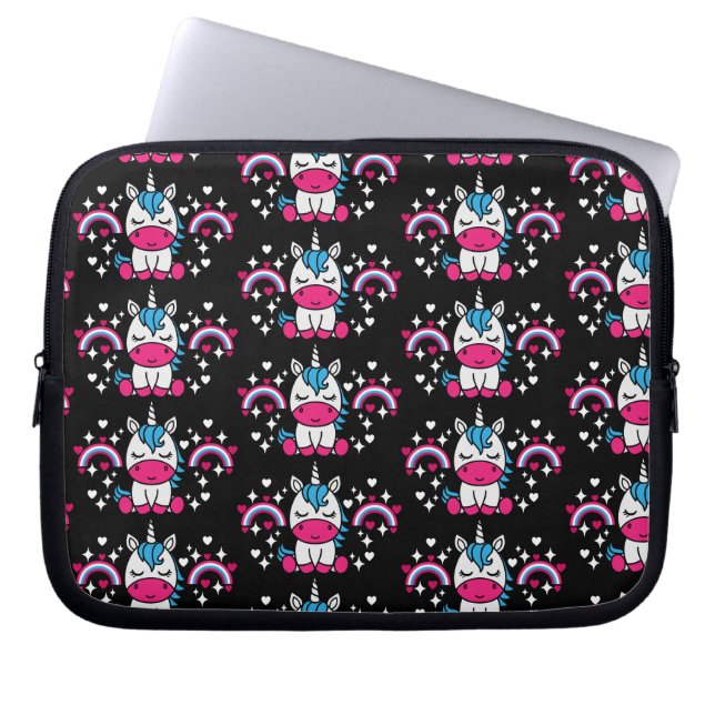 Capa Para Notebook Little Girls Unicorn Pony (Frente)
