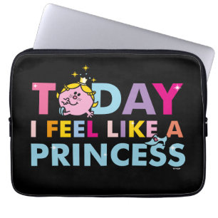 Capa Para Notebook Little Miss Princesa   Sinto-Me Como Uma Princesa