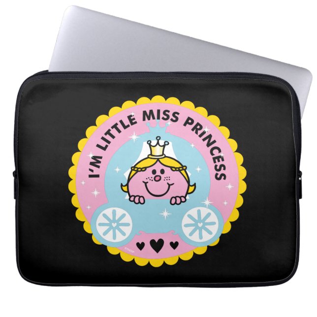 Capa Para Notebook Little Miss Princesa | Sou uma princesa (Frente)