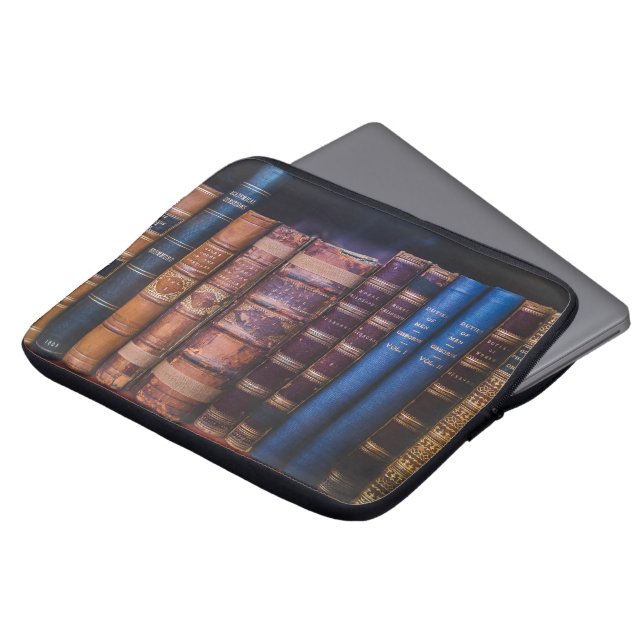 Capa Para Notebook Livro antigo Bindings Livros (Frente Topo)