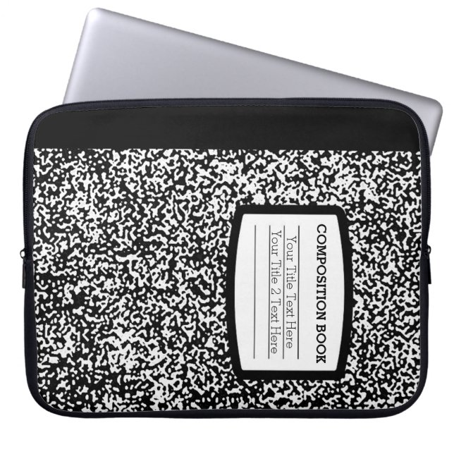 Capa Para Notebook Livro de Composição Personalizado Escola/Professor (Frente)