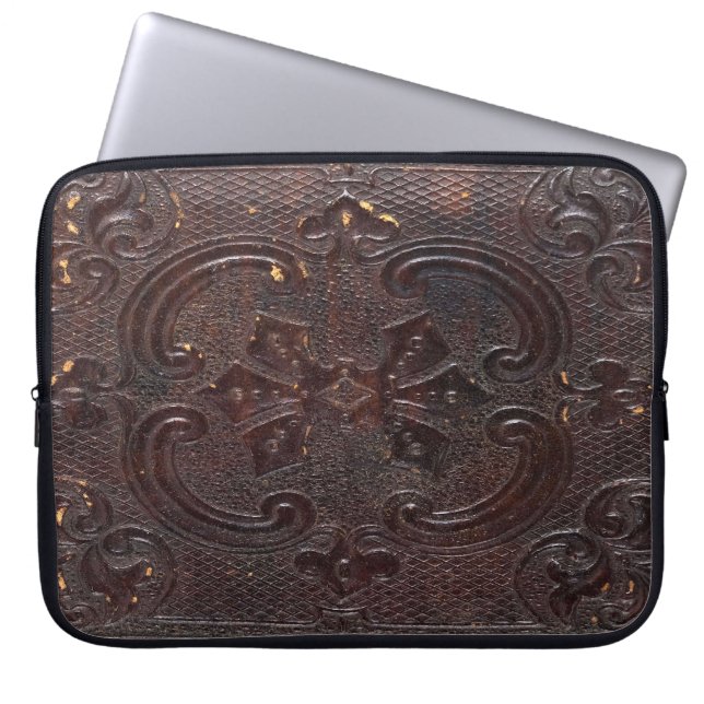 Capa Para Notebook Livro de Couros Acientes de Queda (Frente)