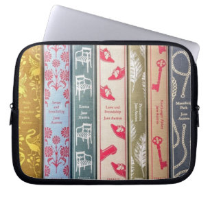 Capa Para Notebook livros de Jane Austen