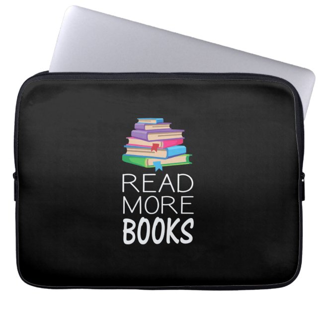 Capa Para Notebook Livros - Leia Mais Livros (Frente)