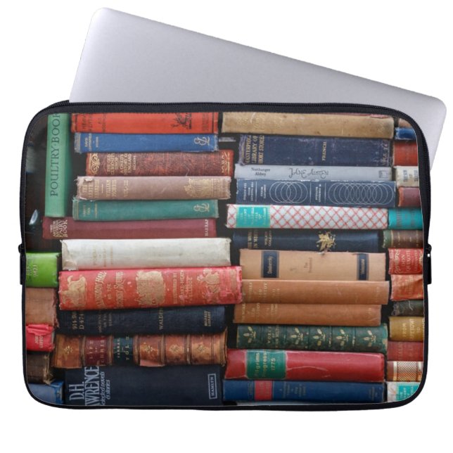 Capa Para Notebook Livros Lidos Adoram Livros Antigos (Frente)