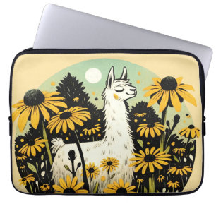 Capa Para Notebook Llama Black Eyed Susans