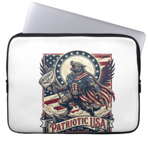 Capa Para Notebook Lobisomem Patriota Horror Patriótico Monstro Patri