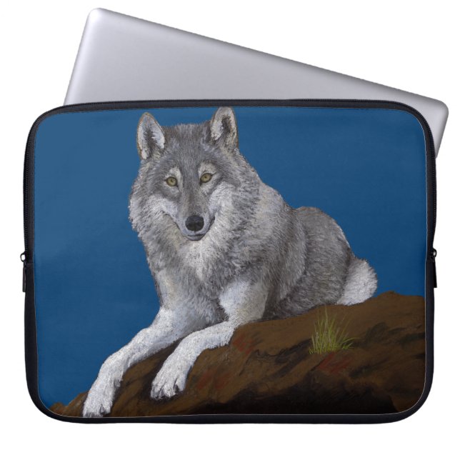 Capa Para Notebook Lobo (Frente)