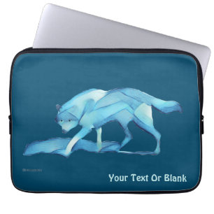 Capa Para Notebook Lobo Azul