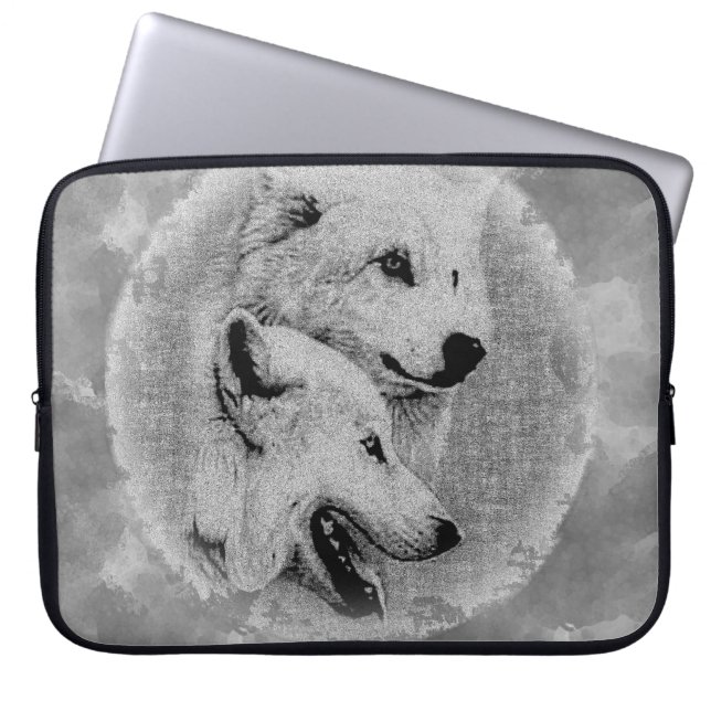 Capa Para Notebook Lobos (Frente)