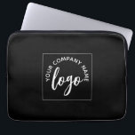 Capa Para Notebook Logotipo comercial<br><div class="desc">Bolsa de laptop do logotipo da empresa moderna. Adicione seu próprio logotipo neste espaço. Logótipo pessoal ou comercial. Agitação da empresa de excelentes para que seus funcionários apresentem uma imagem da marca profissional.</div>