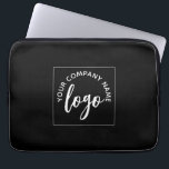 Capa Para Notebook Logotipo comercial<br><div class="desc">Bolsa de laptop do logotipo da empresa moderna. Adicione seu próprio logotipo neste espaço. Logótipo pessoal ou comercial. Agitação da empresa de excelentes para que seus funcionários apresentem uma imagem da marca profissional.</div>