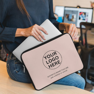Capa Para Notebook Logotipo comercial profissional e texto Limpar cor