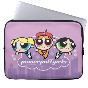 Capa Para Notebook Logotipo da equipe de garotas do Powerpuff