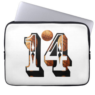 Capa Para Notebook Logotipo da Imagem dos Jogadores de Basquete Númer