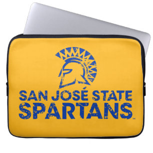 Capa Para Notebook Logotipo da San Jose State Spartans com Marca de P