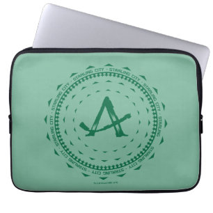 Capa Para Notebook Logotipo da seta da cidade da seta Starling
