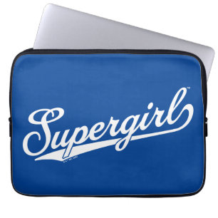 Capa Para Notebook Logotipo de nome completo da Supergirl Baseball