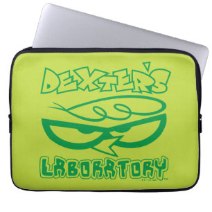 Capa Para Notebook Logotipo de rosto do laboratório do Dexter