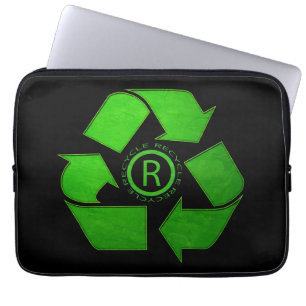 Capa Para Notebook Logotipo do reciclar por Shirley Taylor