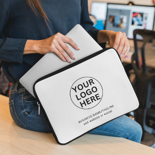 Capa Para Notebook Logotipo e texto de empresa personalizados l Promo