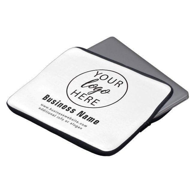 Capa Para Notebook Logotipo Empresarial Personalizado Simples (Frente Topo)