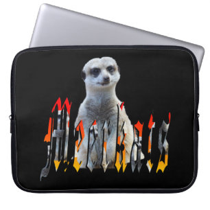 Capa Para Notebook Logotipo Meerkat E Meerkat,