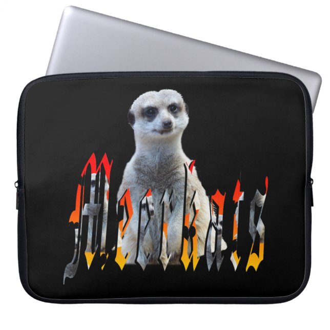 Capa Para Notebook Logotipo Meerkat E Meerkat, (Frente)