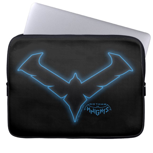Capa Para Notebook Logotipo Noturno Gotham Knights (Frente)