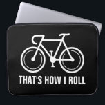 Capa Para Notebook Logótipo personalizado de bicicleta engraçada Neop<br><div class="desc">Logotipo engraçado personalizado de bicicleta Neoprene, bolsa de laptop de 15 polegadas. Acessórios de computador personalizados com logotipo esportivo. Legal ideia de presente de aniversário para crianças esportivas e adultos. Cobrir personalizados disponíveis em diferentes tamanhos; 10 13 e 15 polegadas. Cor de fundo personalizável com desenho de bicicleta. Material de...</div>