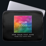 Capa Para Notebook Logotipo personalizado de Modelo minimalista moder<br><div class="desc">Logotipo de Upload Personalizado Eletrônicos Elegantes Modernos,  Pretos e Brancos,  Pretos / Modelos Elegantes / Tablet & Laptop / Bolsa de laptop Neoprene 13 polegadas.</div>