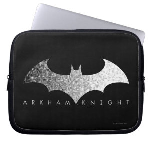Capa Para Notebook Logotipo Pixel do Cavaleiro do Batman Arkham