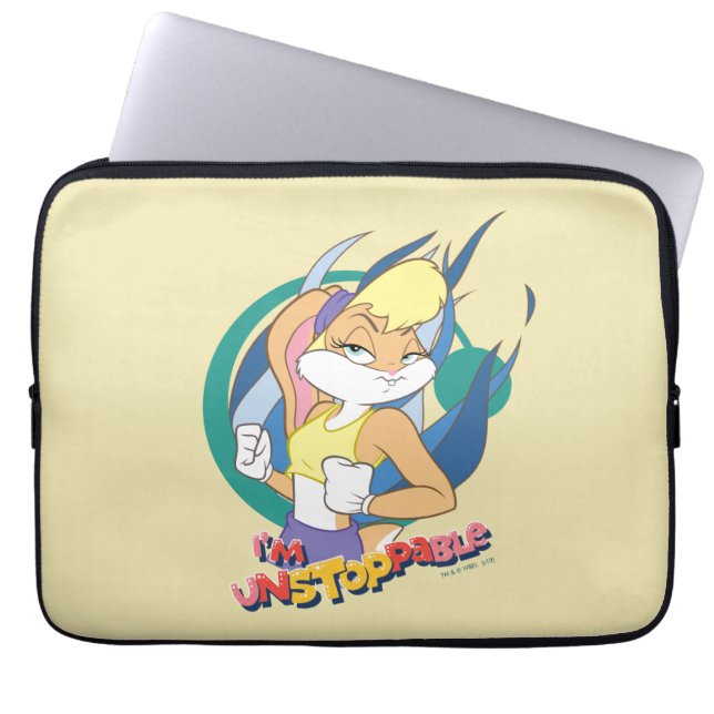 Capa Para Notebook Lola Bunny "Eu sou Imparável" (Frente)