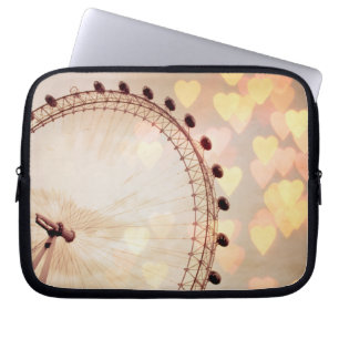 Capa Para Notebook Londres Big Ben Nightime filtrado fotografia
