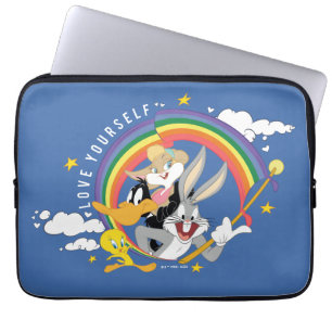 Capa Para Notebook LOONEY TUNES™ - Ame seu Crachá de Orgulho