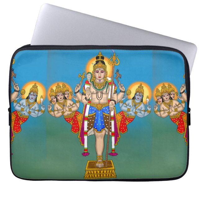 Capa Para Notebook Lord Ekpada Shiva Laptop Cover (Frente)