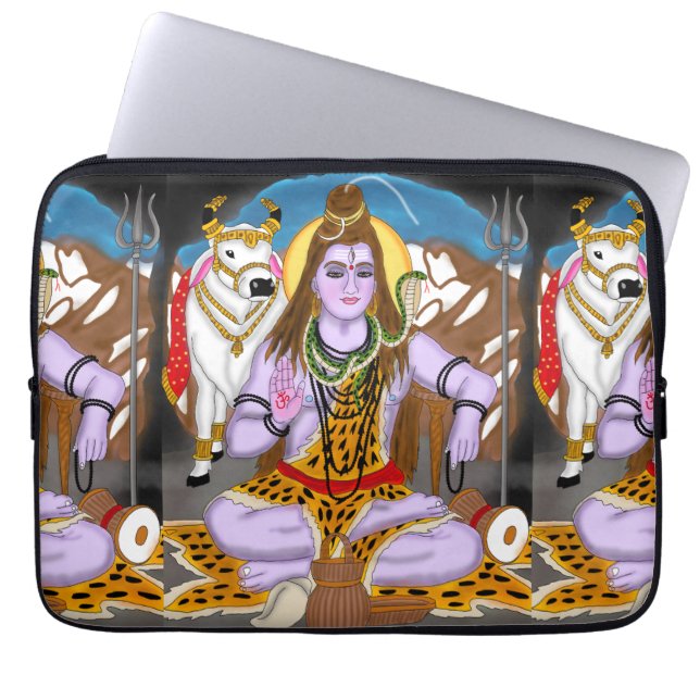 Capa Para Notebook Lord Shiva Laptop Case (Frente)