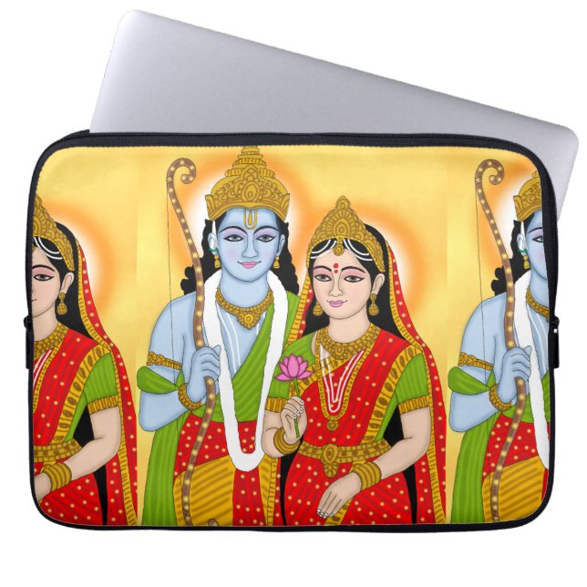 Capa Para Notebook Lord Sita Ram Laptop Case – Divine Protection for  (Frente)