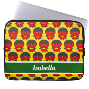 Capa Para Notebook Lory de bíblias amarelas