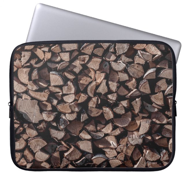Capa Para Notebook Lote de madeira de fogo (Frente)