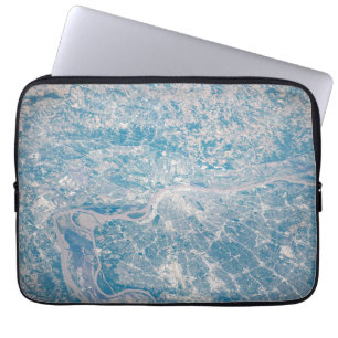 Capa Para Notebook Louis, Missouri Ao Longo Do Rio Mississippi.