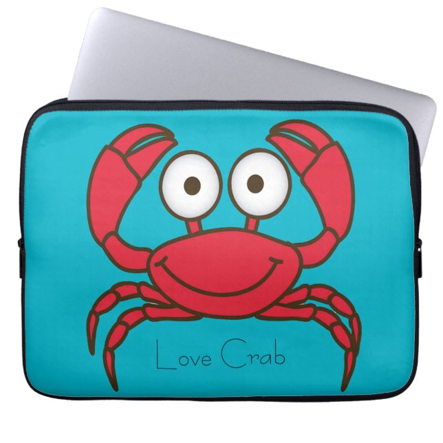 Capa Para Notebook Love Crab (Frente)